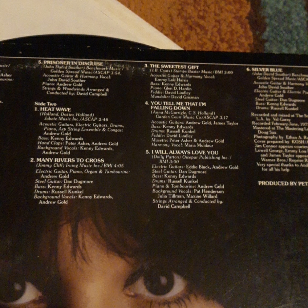 1975 Linda Ronstadt Vinyl - Picture 8 of 8